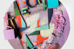 Kollage-16 Holz/ Öl 750 Euro 