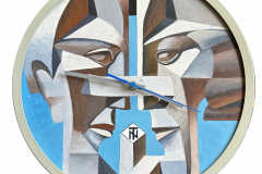 Uhr. Mann und Frau-07 Metall/Öl 1200 Euro